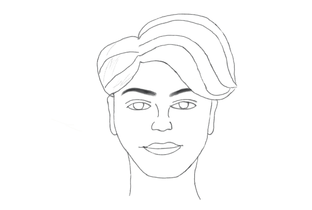 how to draw a human face male Archives » The Ravi arts