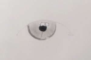 eye drawing easy