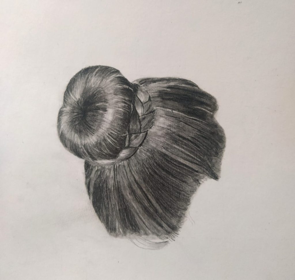 hair drawing