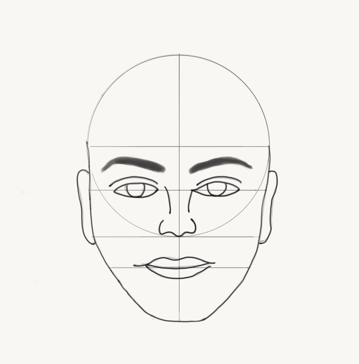 How To Draw A male Face » Human Body Drawing Tutorials